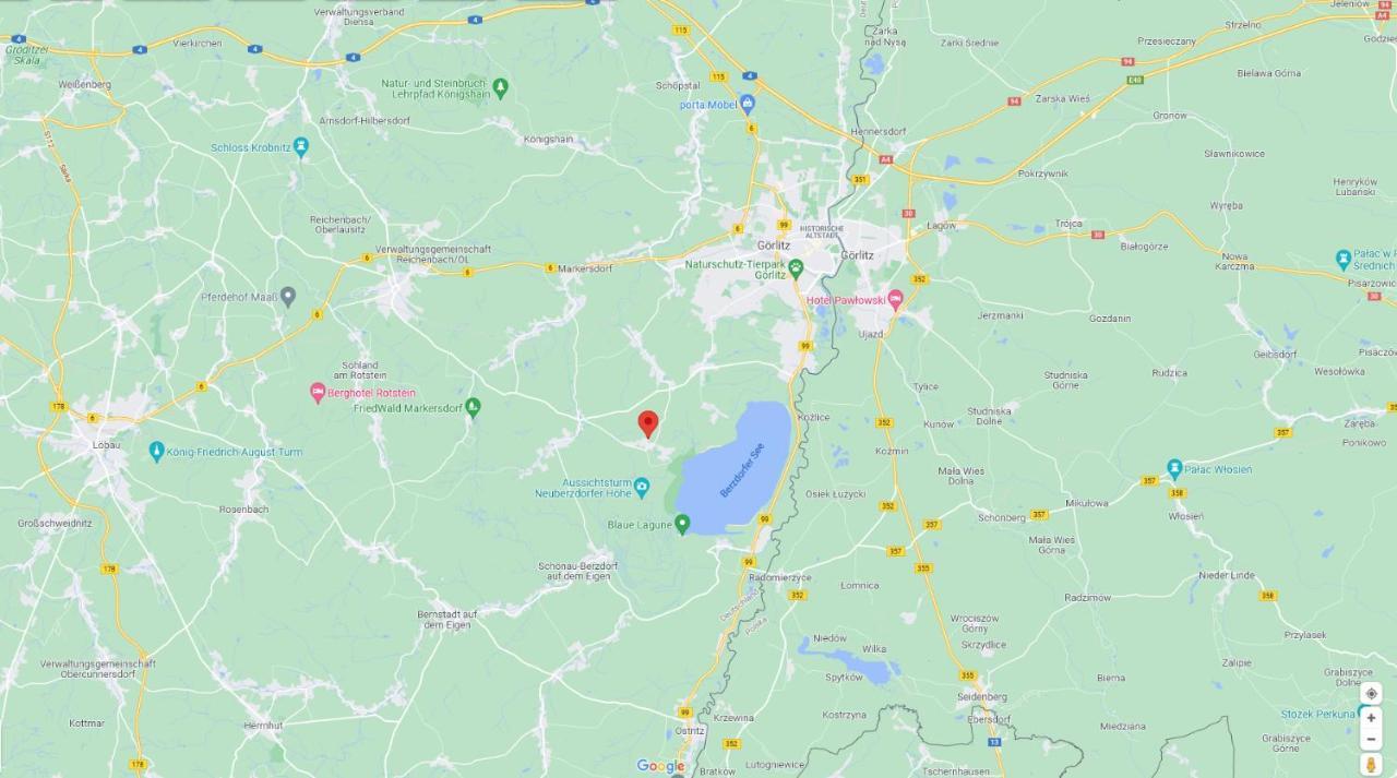 Hotel Kreuzbergbaude Beim Berzdorfer See Mit Wohlfuehl Sauna Markersdorf Eksteriør billede